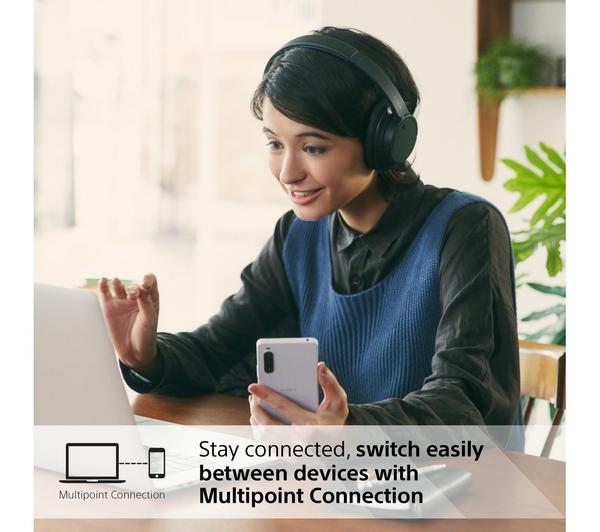 Sony Noise Cancelling Wireless Bluetooth Headphones Black | WHCH720NBCE7