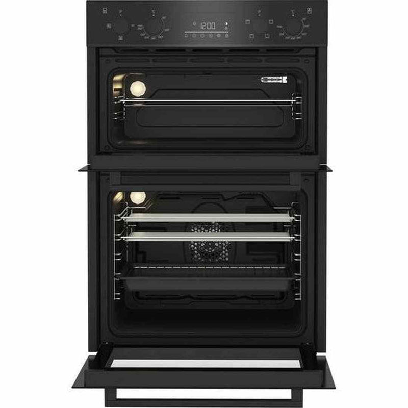 Beko RecycledNet Electric Double Oven - Black | BBDF22300B Beko Oven Lallys Electrical Ireland