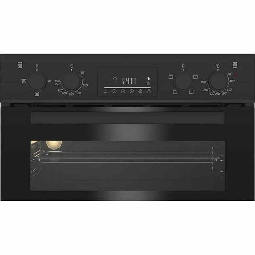 Beko RecycledNet Electric Double Oven - Black | BBDF22300B Beko Oven Lallys Electrical Ireland