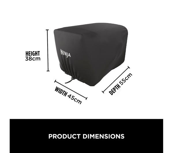 Ninja XSKOCVREUK Woodfire Outdoor Oven Cover (Black)