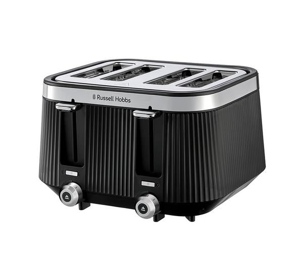 Russell Hobbs Brontë 4-Slice Toaster — Black (Model 26770)