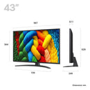 LG Nano81 43" 4K UHD NanoCell Smart TV | 43NANO81A6A.AEK LG TV Lallys Electrical Ireland