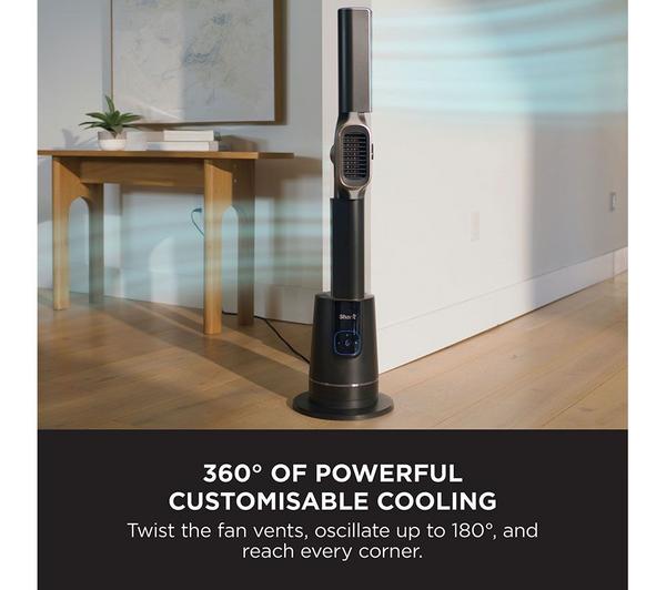 Shark TurboBlade Cool + Heat Bladeless Fan & Heater – Black | TH200UK