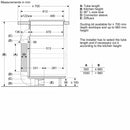 Neff V58NHQ4L0 N 70 80 cm Vented Induction Hob with Integrated Extraction (Black)