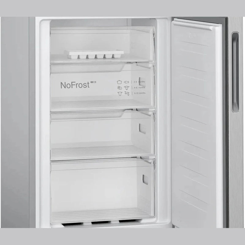 Bosch Series 2 Total No Frost Free-standing fridge-freezer Stainless Steel | KGN27NLEAG Bosch Fridge Freezer Lallys Electrical Ireland