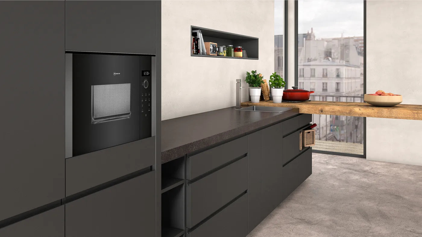 Neff HLAWD23G0B Built-in 20 L Microwave (Graphite-Grey)