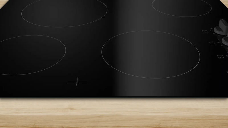 Bosch PKE611CA3E 59.2 cm 4-Zone Ceramic Hob — Black