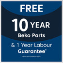 Beko DVS04X20W Slimline Dishwasher – White (10 Place Settings)