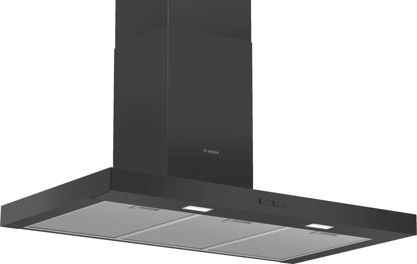 Bosch DWB96BC60B Series 2 90 cm Wall-Mounted Chimney Cooker Hood (Black)