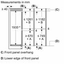Bosch KIN96NSE0 193.5 cm Built-in Fridge-Freezer (215 L/75 L, No Frost)