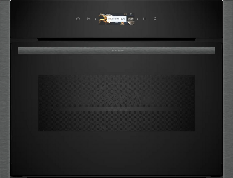 NEFF C24MR21G0B Built-in Compact Oven with Microwave Function (45 L, Graphite-Grey)