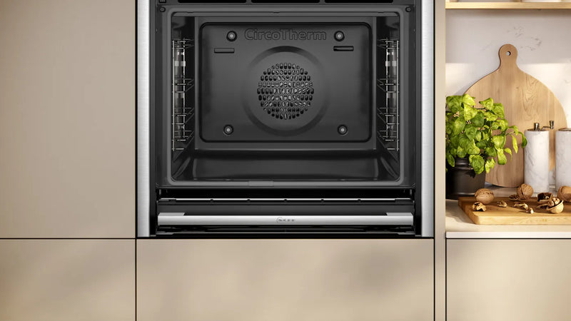 NEFF B54CR71N0B N70 Built-In Single Oven 60 × 60 cm (71 L, Stainless Steel)