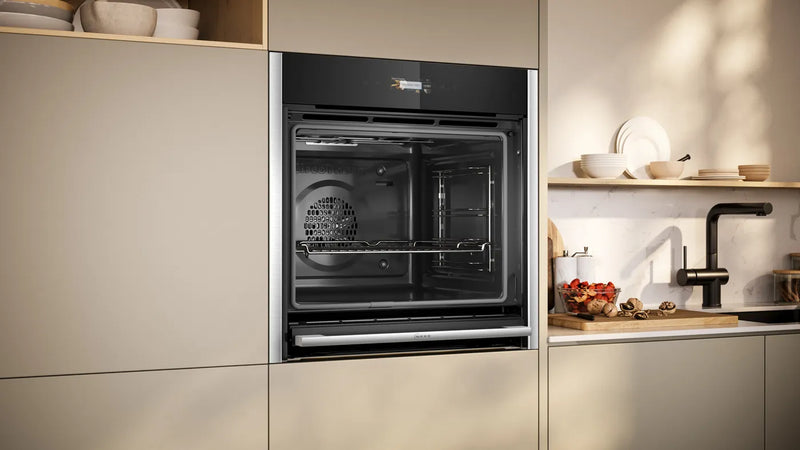 NEFF B54CR71N0B N70 Built-In Single Oven 60 × 60 cm (71 L, Stainless Steel)