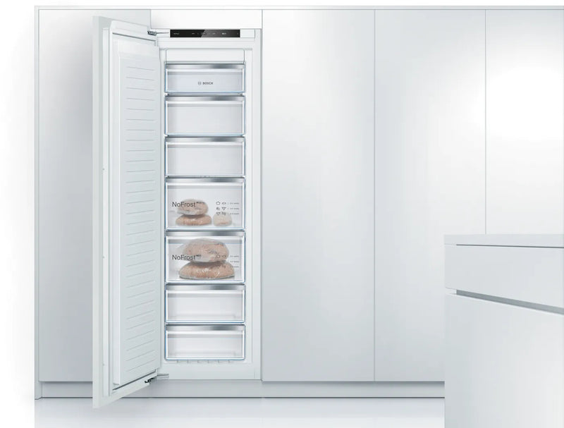 Bosch GIN81VEE0G Series 4 Integrated Tall Freezer (212 L, No Frost)