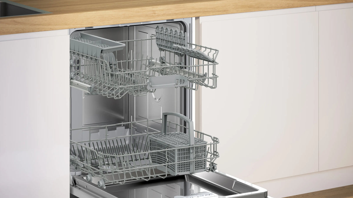 Bosch Series 4, 13 Place Fully Integrated Dishwasher with Vario Hinge - SMH4HTX11G Lally's Electrical Dundalk