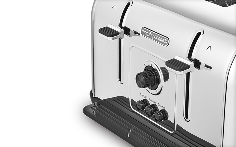 Morphy Richards Venture 4-Slice Toaster Stainless Steel | 240130 view 2