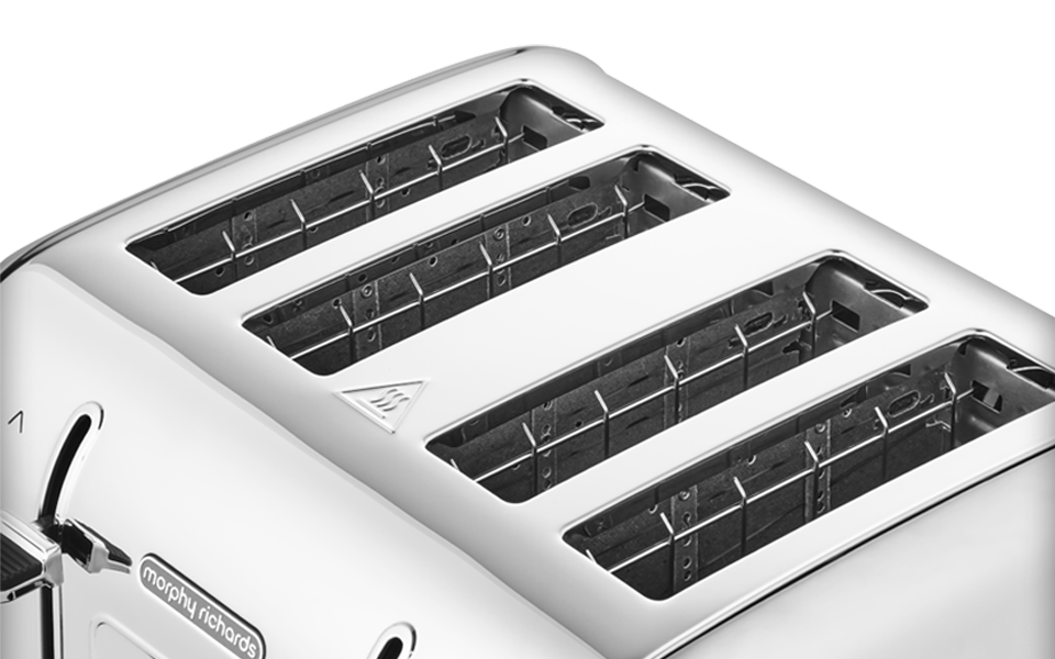 Morphy Richards Venture 4-Slice Toaster Stainless Steel | 240130 view 3