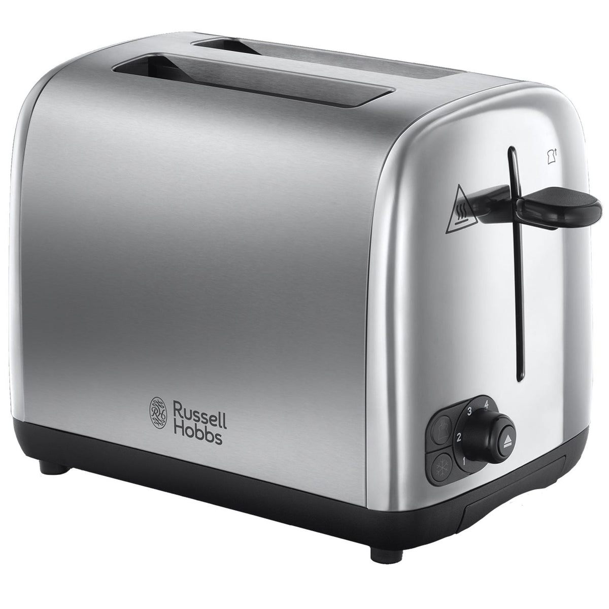 Russell Hobbs Adventure 2 Slice Toaster - Brushed Stainless Steel - 24080 | Lally's Electrical Dundalk