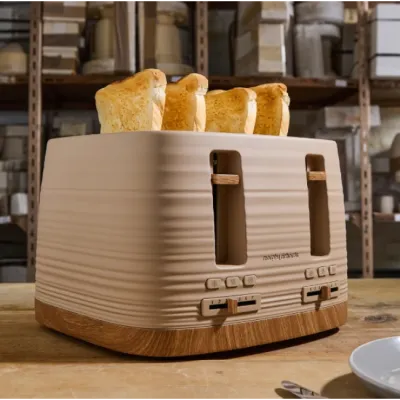 Morphy Richards Felspar Clay 4 Slice Toaster - Brown - 243100 | Lally's Electrical Dundalk - image 2