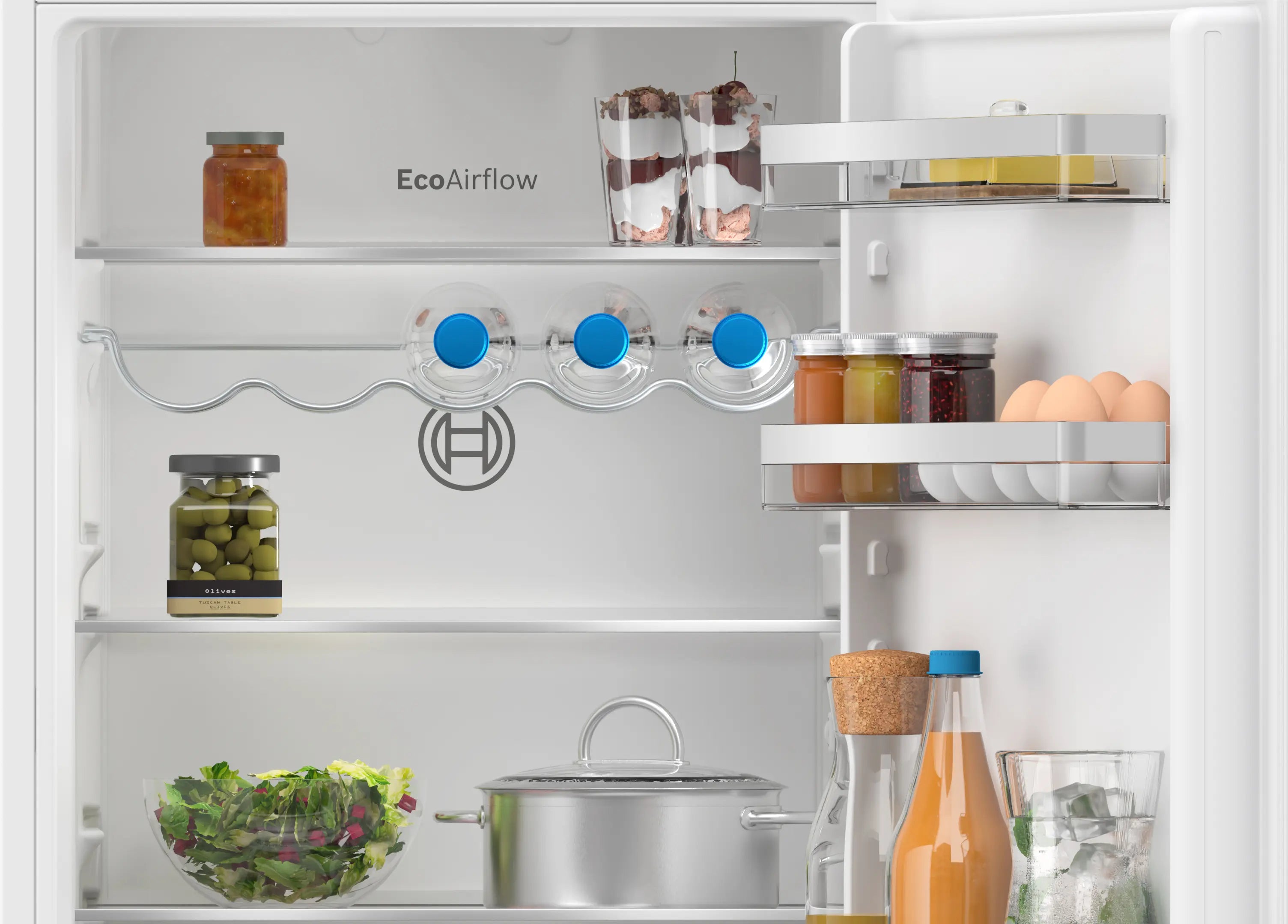 Bosch Series 4 260L Built-In Fridge Freezer | KIN86VFE0G