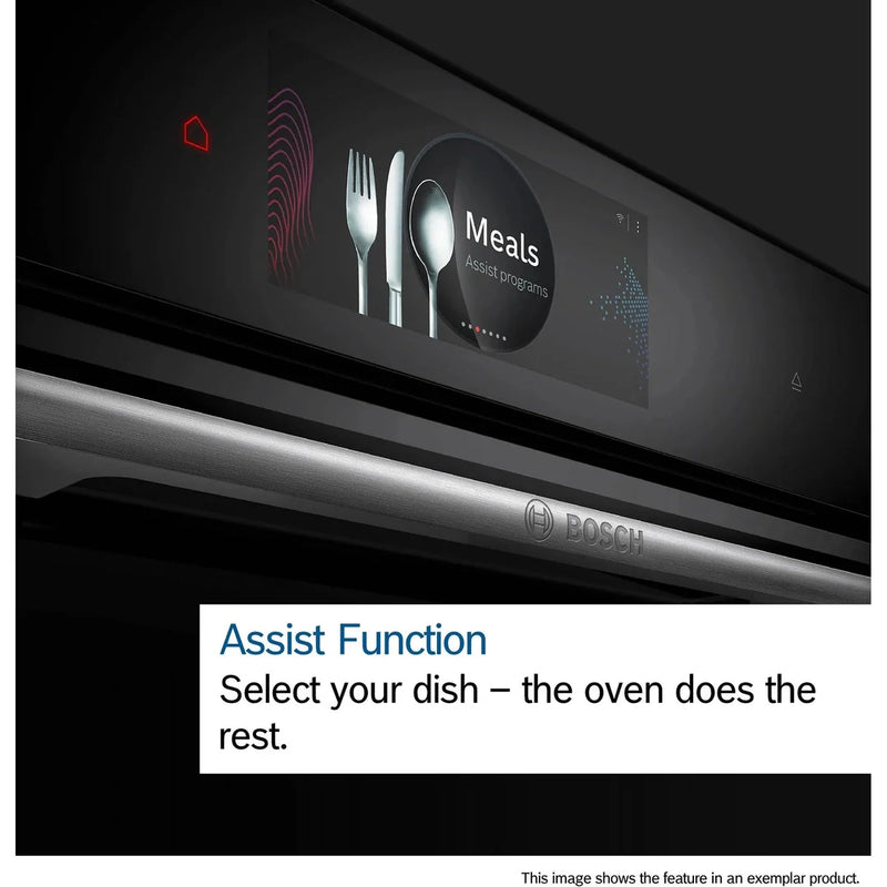 Bosch Series 8 Built-in oven 60 x 60 cm Black | HBG7741B1B Bosch Oven Lallys Electrical Ireland