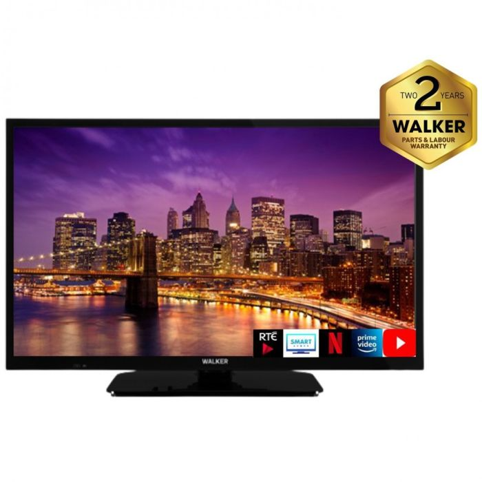 Walker 32 Inch HD Ready Smart TV with Satellite Tuner | WPS2K32241BK