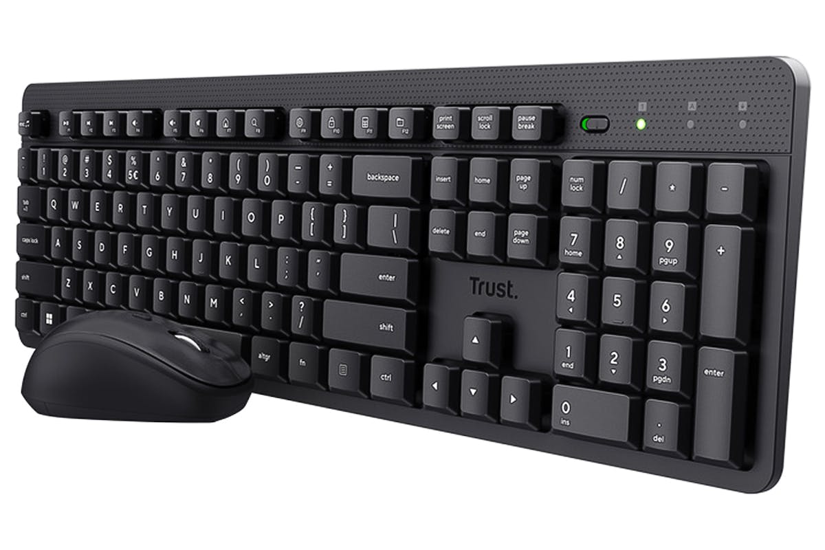 Trust Ody II Silent Wireless Keyboard & Mouse UK Layout | 25022 view 2