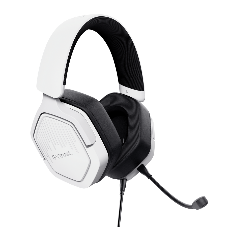 Trust GXT 492W Carus Wired Gaming Headset White | 25448 view 4