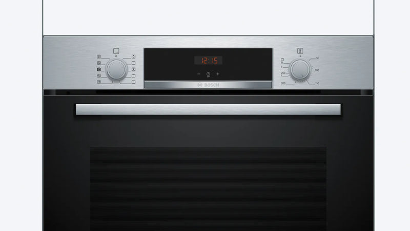 Bosch HQA534BS3B Series 4 Built-in Electric Single Oven (71 L, Stainless Steel)