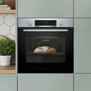 Series 4 Built-in oven with added steam function 60 x 60 cm Stainless steel | HQA574BS3B Bosch Oven Lallys Electrical Ireland