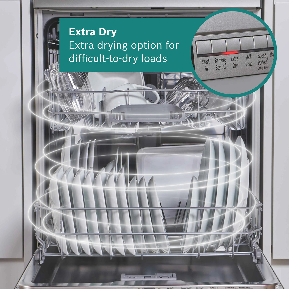 Bosch Series 4, 13 Place Fully Integrated Dishwasher with Vario Hinge - SMH4HTX11G Lally's Electrical Dundalk