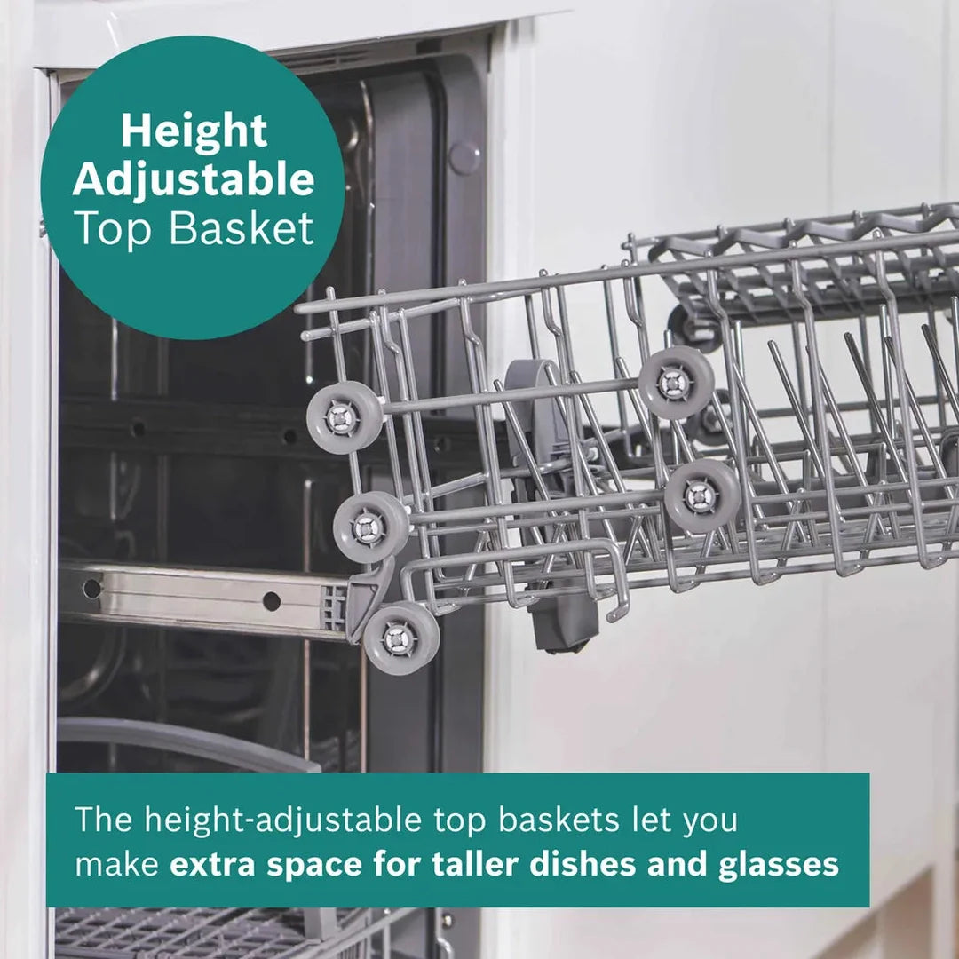 Bosch Series 2 free-standing dishwasher 60 cm Brushed steel anti-fingerprint | SMS26AI08G Bosch Dishwasher Lallys Electrical Ireland