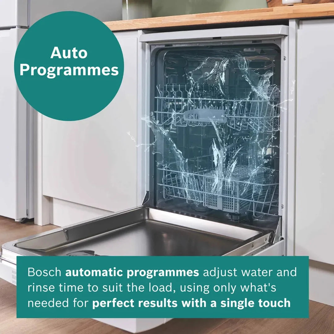 Bosch Series 2 free-standing dishwasher 60 cm Brushed steel anti-fingerprint | SMS26AI08G Bosch Dishwasher Lallys Electrical Ireland