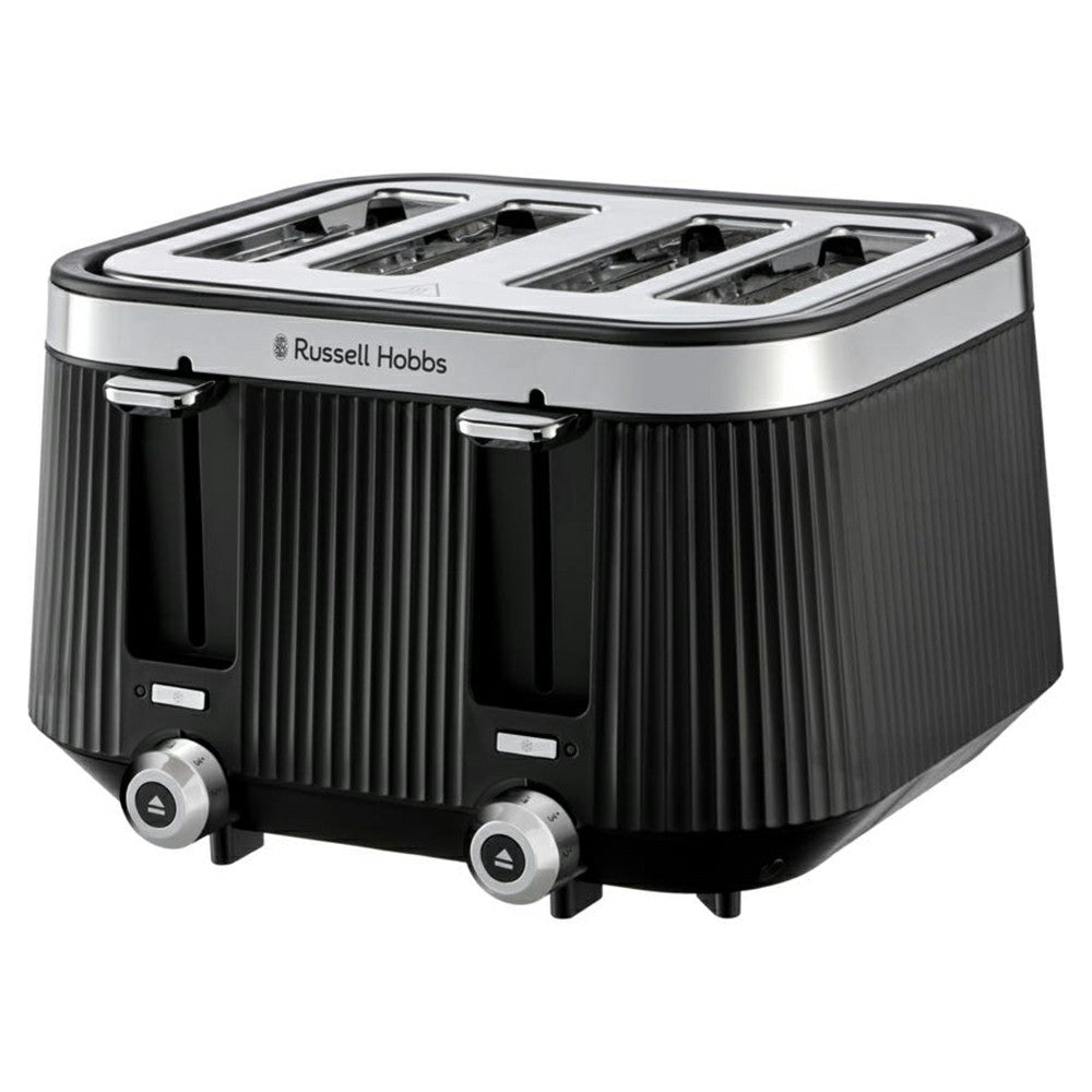 Russell Hobbs Brontë 4-Slice Toaster Matte Black | 26770 product view
