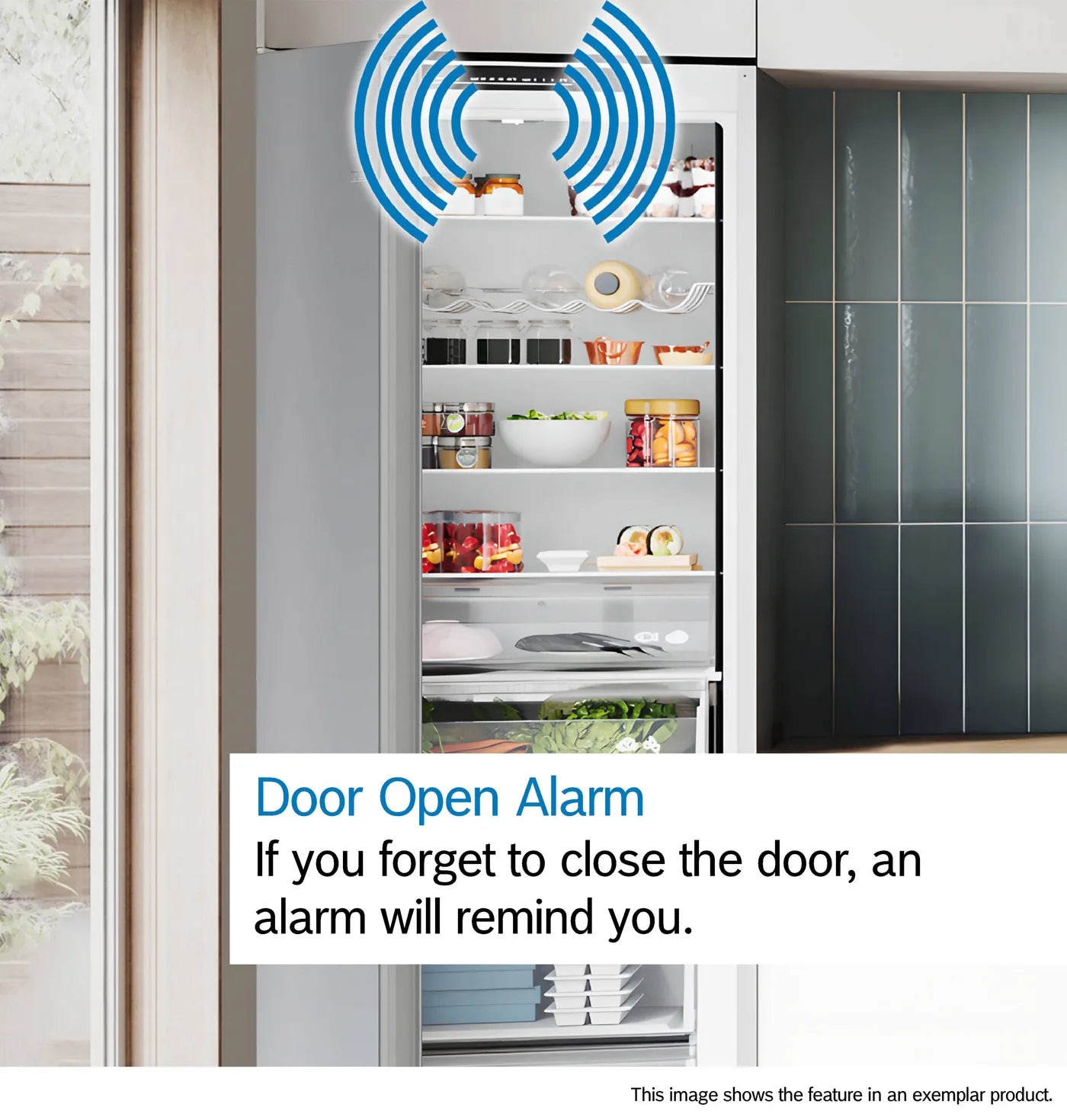 Bosch KIR81VFE0G Series 4 Built-in Larder Fridge (310 L)