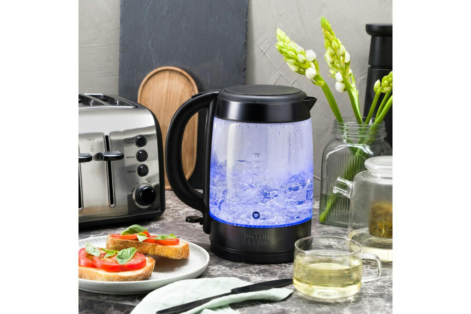 Russell Hobbs Illuminated Glass Kettle 27750 — 1.7 L / 3,000 W