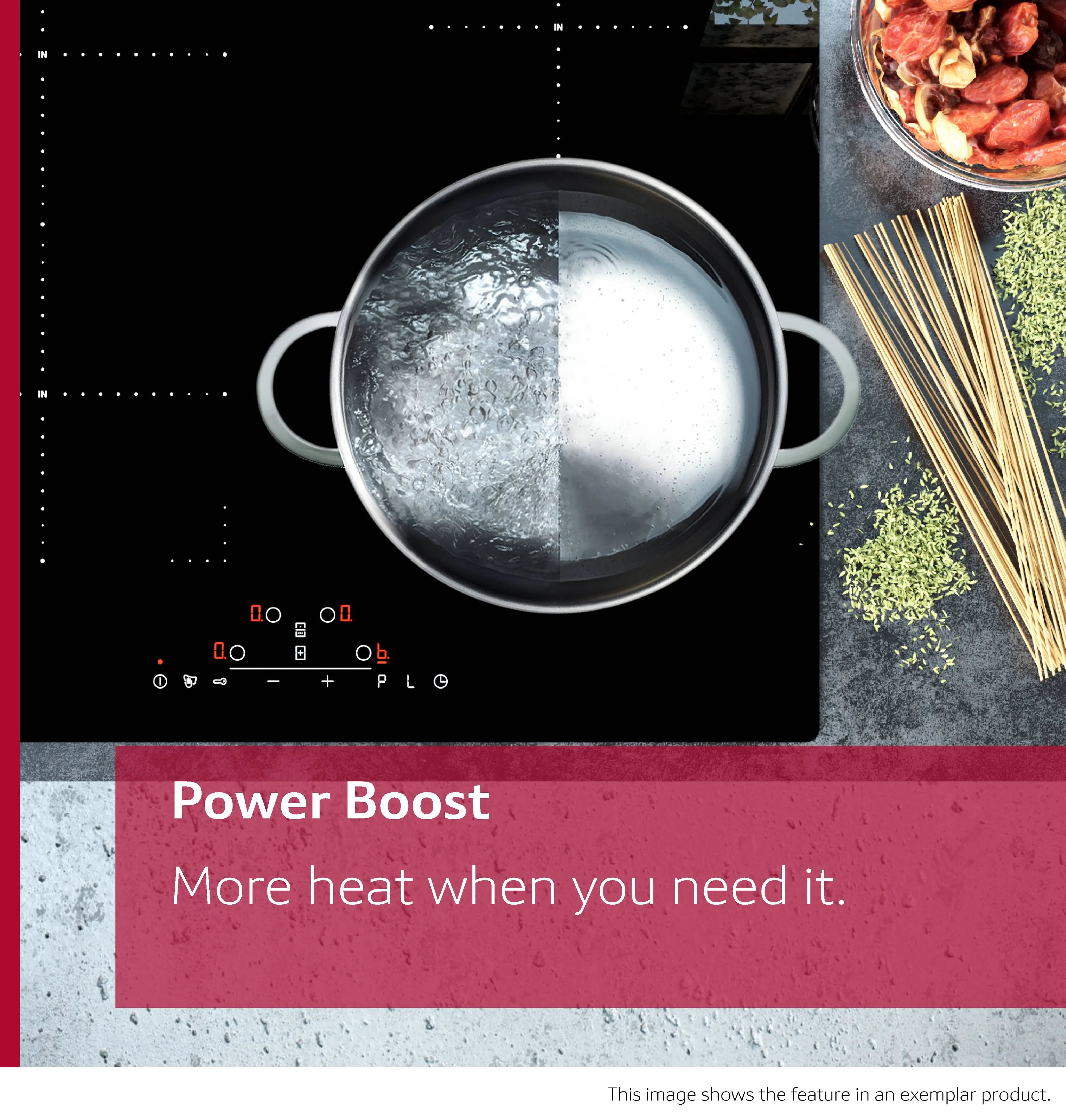 Neff N70 80cm Induction Hob with Integrated Ventilation V58NHQ4L0