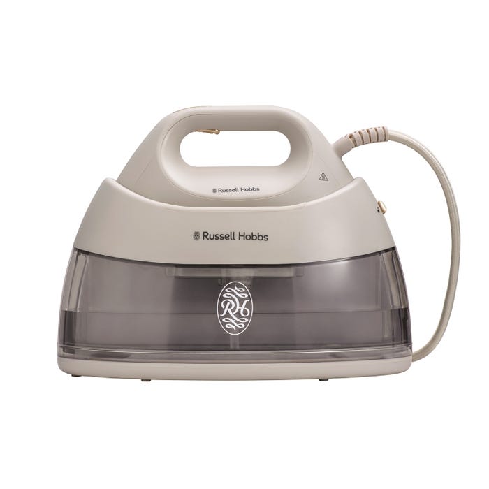 Russell Hobbs Fabric Luxe Steam Station - Stone - 28580 | Lally's Electrical Dundalk