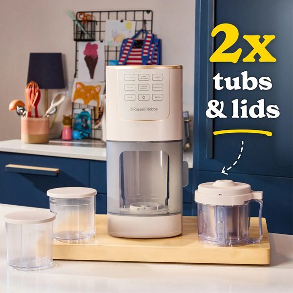 Russell Hobbs Chilluxe Ice Cream Maker - Stone - 28750 | Lally's Electrical Dundalk - image 4