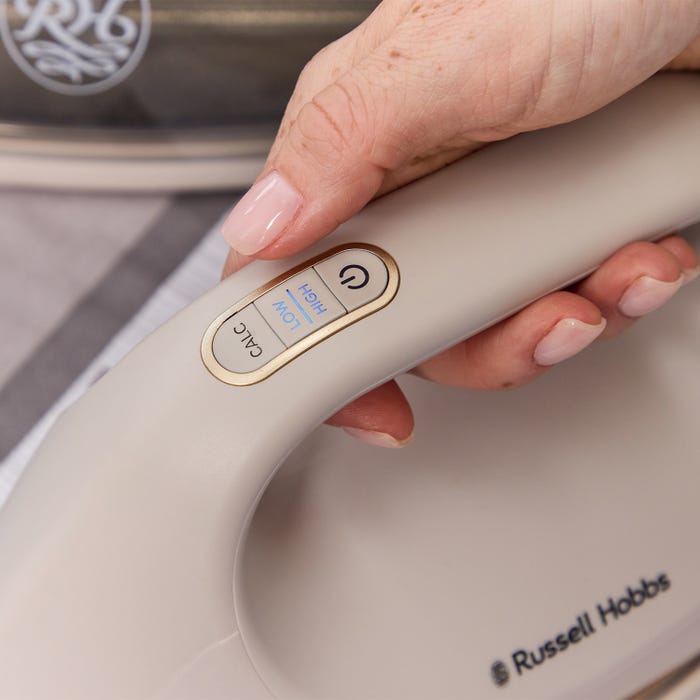 Russell Hobbs Fabric Luxe Steam Station - Stone - 28580 | Lally's Electrical Dundalk - image 2