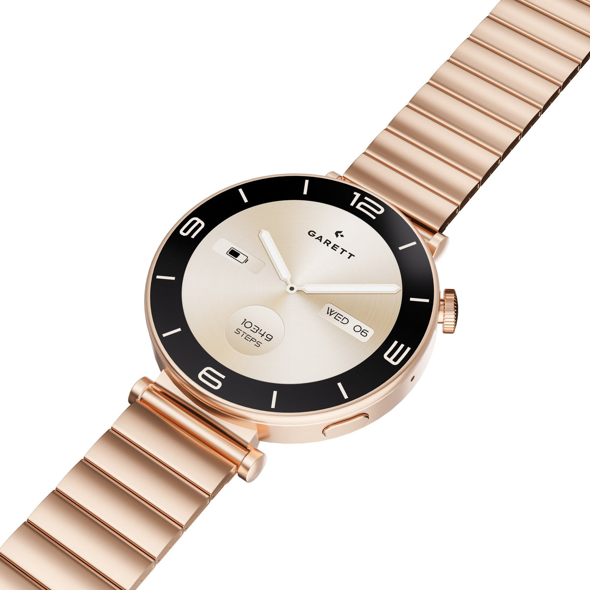 Garett Rose Smartwatch - Gold Steel - ROSE GOLD STEEL | Lally's Electrical Dundalk - image 4