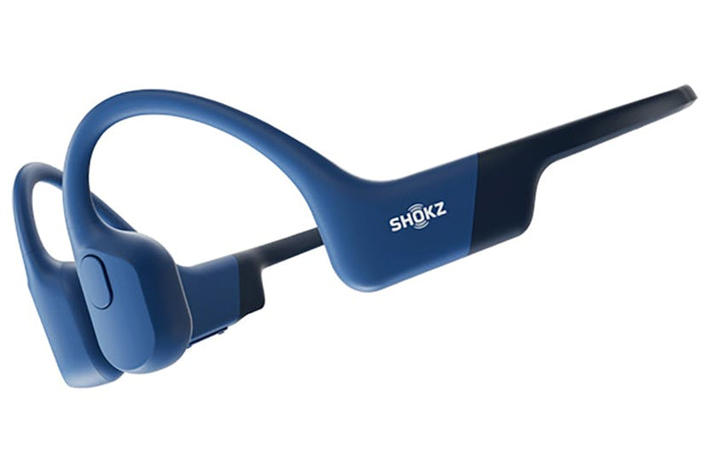 Shokz OpenRun 38-S805-ST-BL Open-Ear Bone Conduction Headphones (Blue)