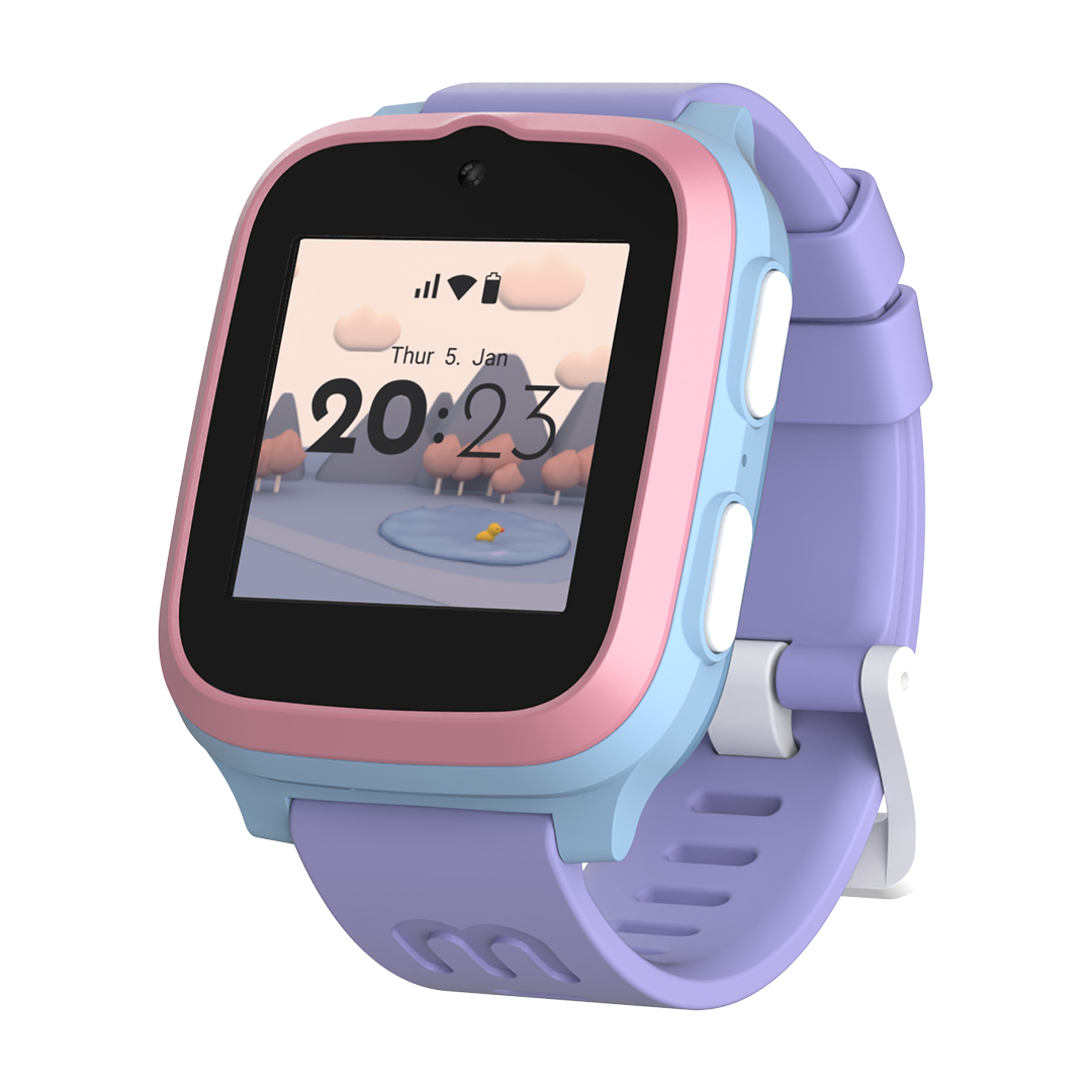 myFirst Fone S3 - 4G Kids Smart Watch with 1.4" Round AMOLED & GPS - Cotton Candy | 256-KW1401SE-CC01