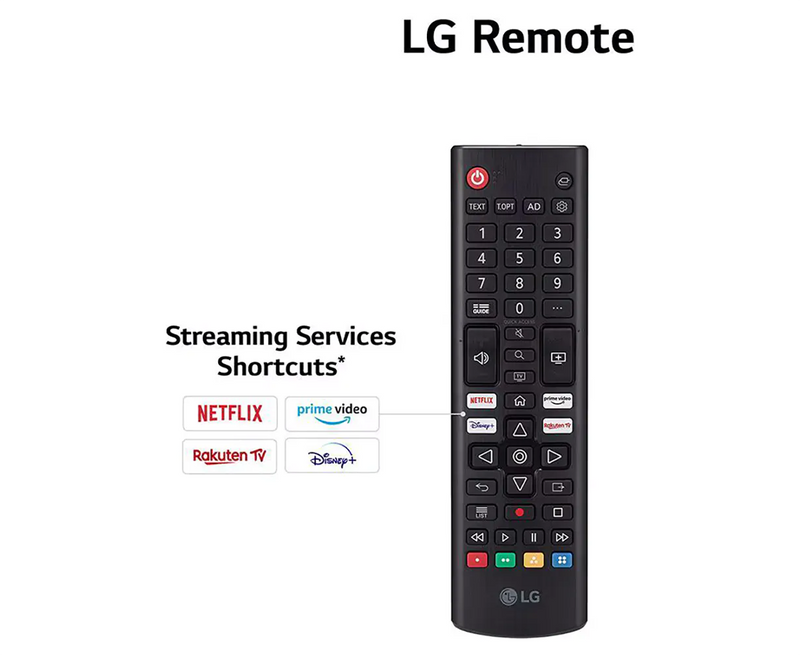 LG UR78 55” 4K Smart UHD TV — Model 55UR78006LK