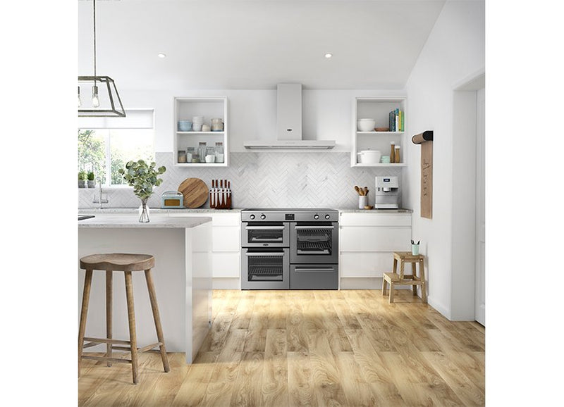 Belling Cookcentre 110 Ei 110 cm Electric Induction Range Cooker (Black)