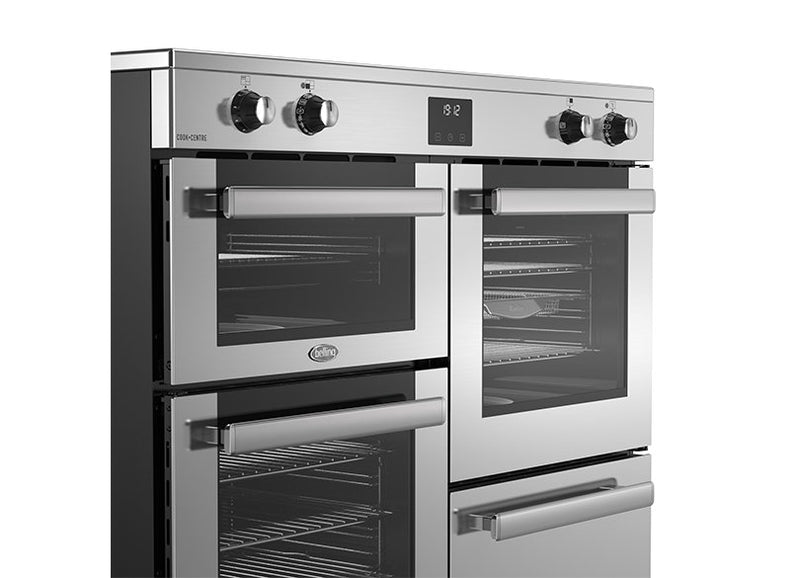 Belling Cookcentre 110 Ei 110 cm Electric Induction Range Cooker (Black)