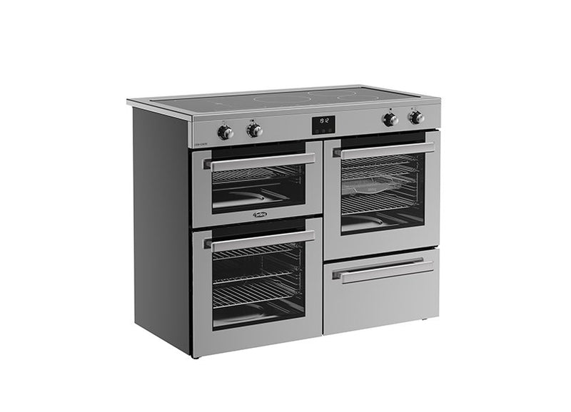 Belling Cookcentre 110 Ei 110 cm Electric Induction Range Cooker (Black)