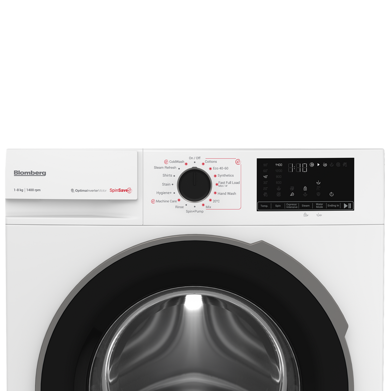 Blomberg 8kg 1400rpm Washing Machine with SpinSave White | LWA18461W