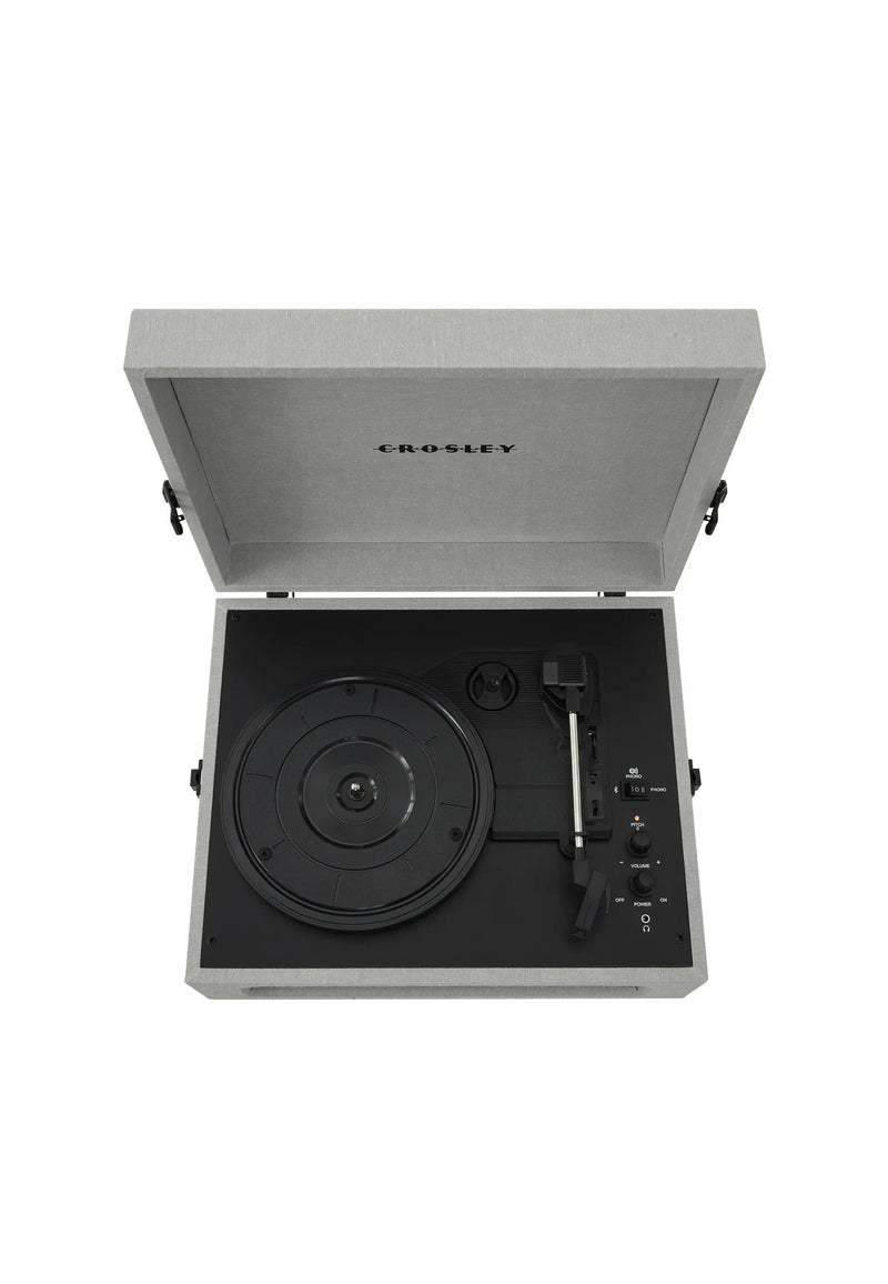 Crosley Voyager CR8017BGY Bluetooth Record Player (Grey)