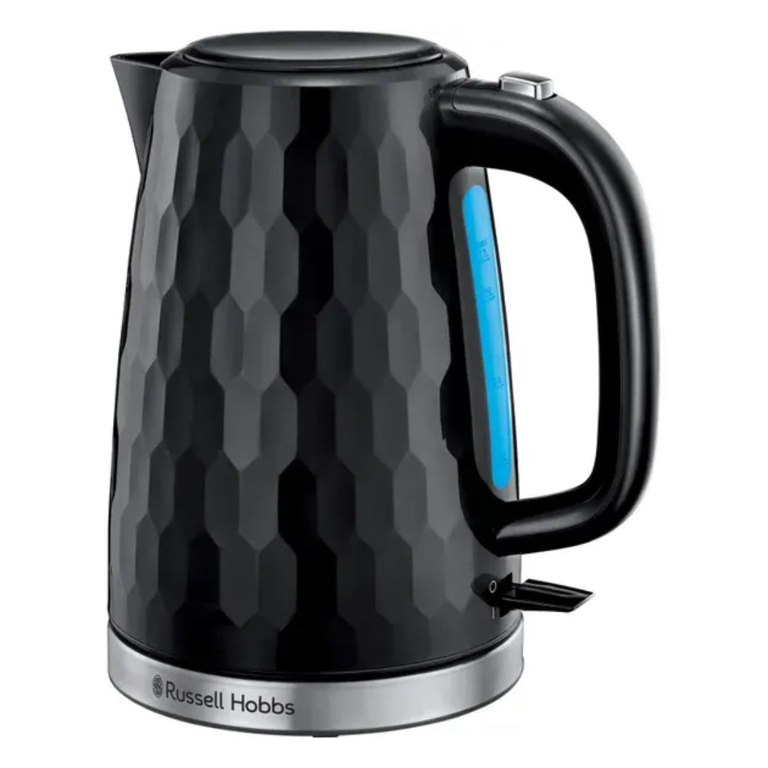Russell Hobbs Honeycomb Kettle 1.7 Litre - Black - 26051 | Lally's Electrical Dundalk